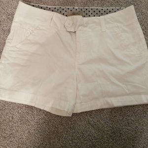 White shorts